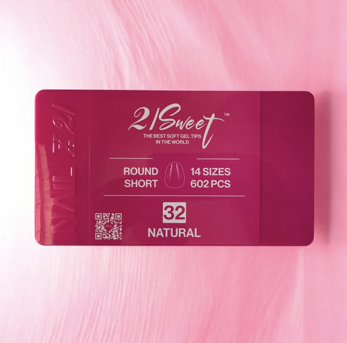 21 Sweet Round Short number 32 soft gel tips